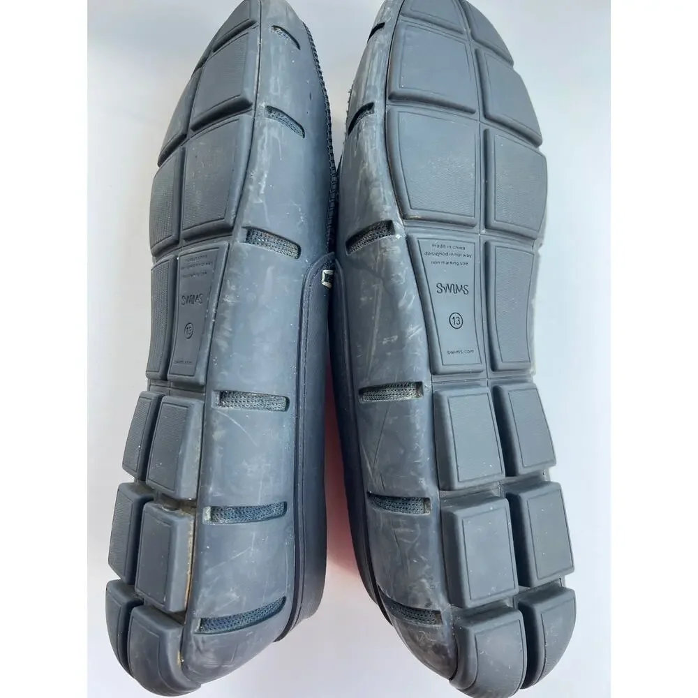 SWIMS Men's Penny Loafers - Navy Blue  Sz 13 Boat Water Shoe